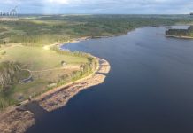 Indrajai, ežeras indrajai ezeras batimetrija